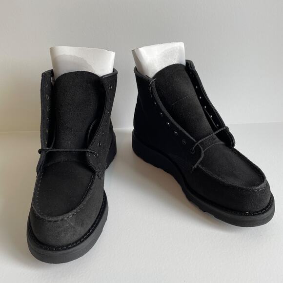 Red Wing Women's 6'' Classic Moc Leather Boots Size 7 Black Suede 3346 New Box - Picture 1 of 8